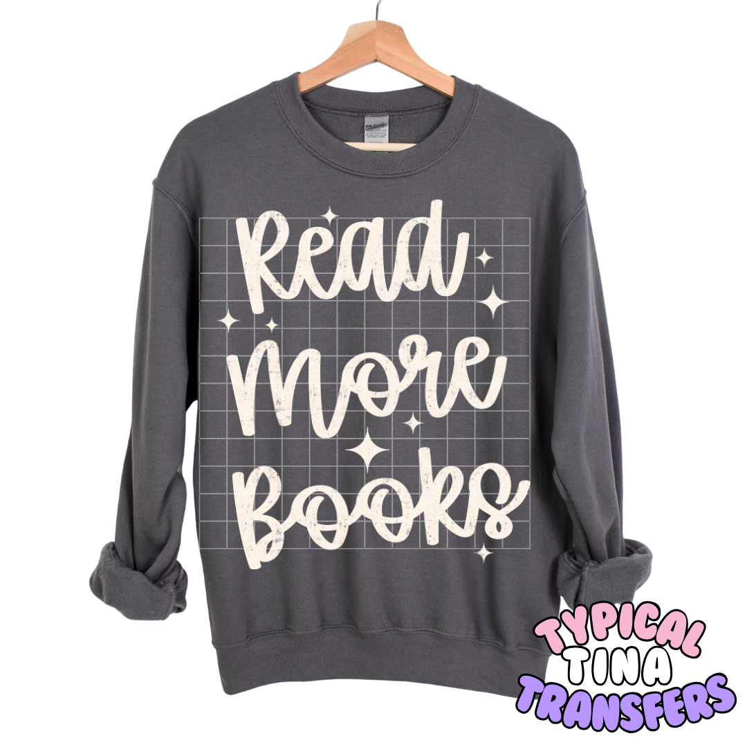 Read more books | DTF Transfers | POD