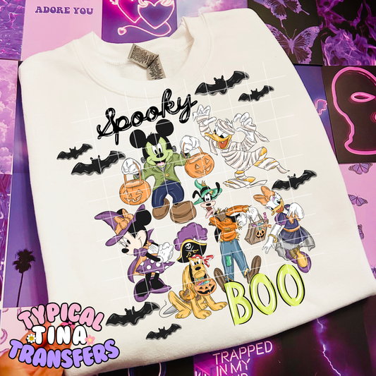 Spooky Magical gang | DTF Transfer | POD