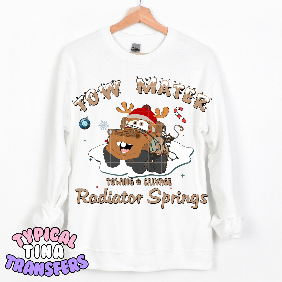 Reindeer Tow-Mater |  DTF Transfer | POD