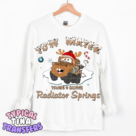 Reindeer Tow-Mater |  DTF Transfer | POD