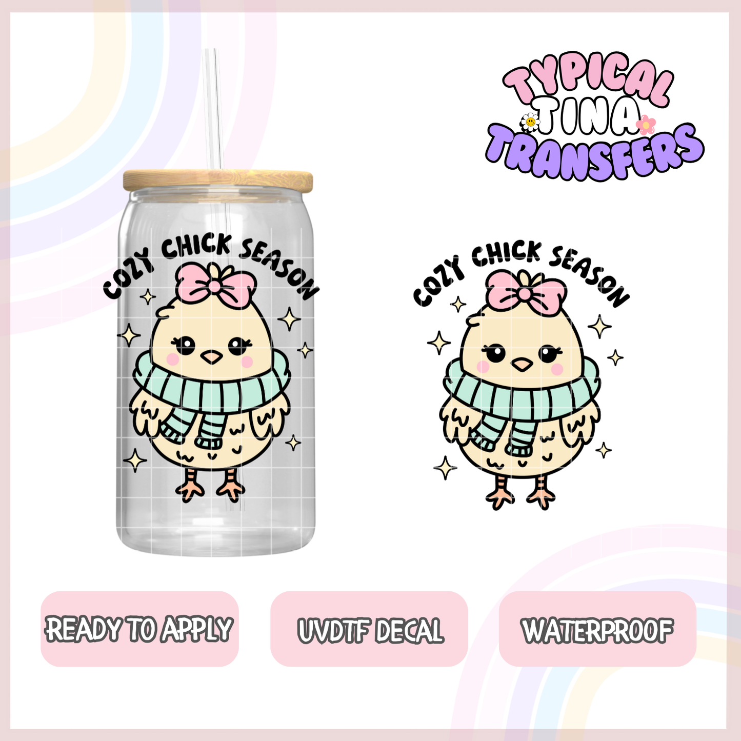 UVDTF Decal | 3"-4" decals | POD