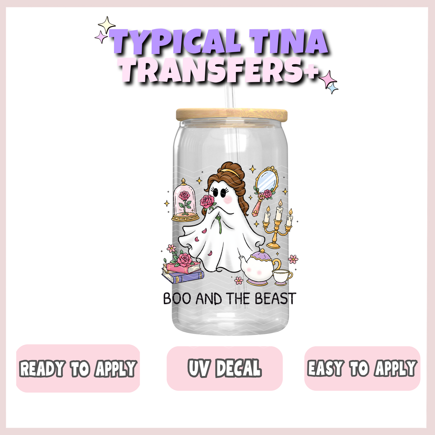Spooky Ghost princesses | UV decals | POD