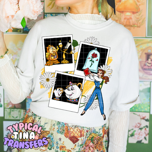 Polaroid Belle | DTF Screen Print | POD