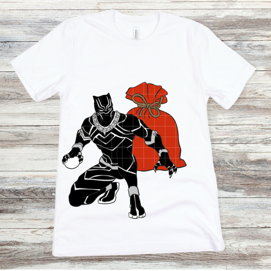 Super Hero Xmas - Panther | DTF Transfer | POD