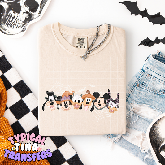 Mick gang halloween and webs | DTF Transfer | POD - choose design