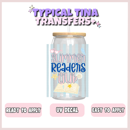 Summer readers club | UV decals | POD