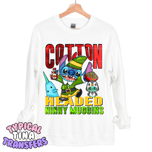 Cotton Headed - St!itch | DTF Screen Print | POD