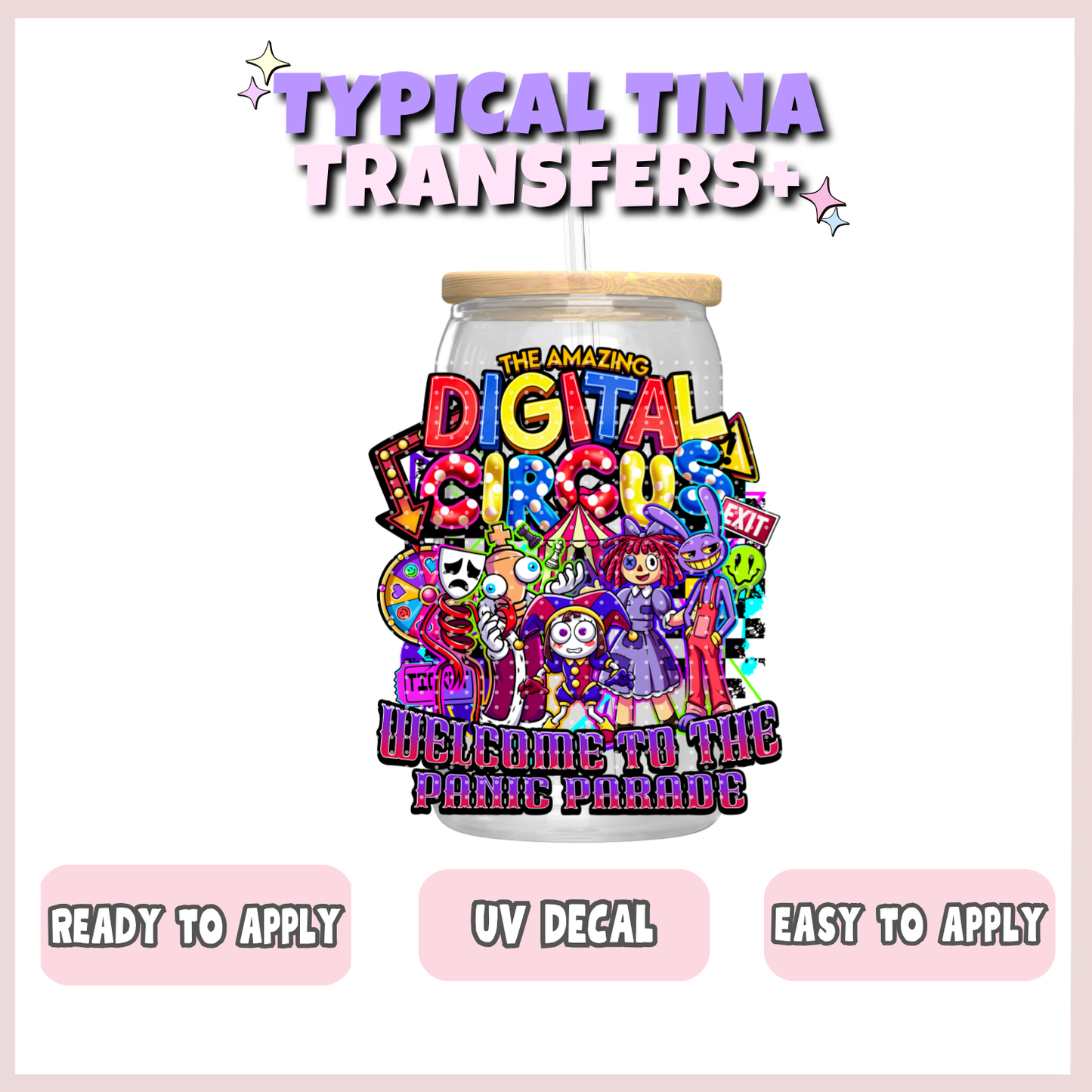 digital circus | UV decals | POD