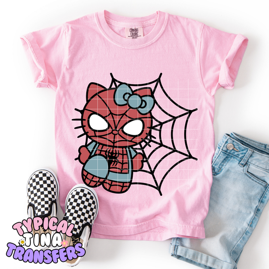 H Kitty Spider Costume web | DTF Transfer | POD
