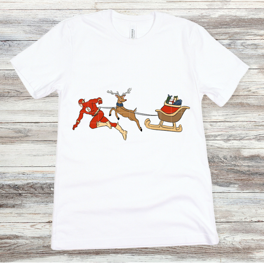 Super Hero Xmas - Flash | DTF Transfer | POD