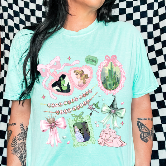 Pink Goes with Green | DTF Screen Print | POD