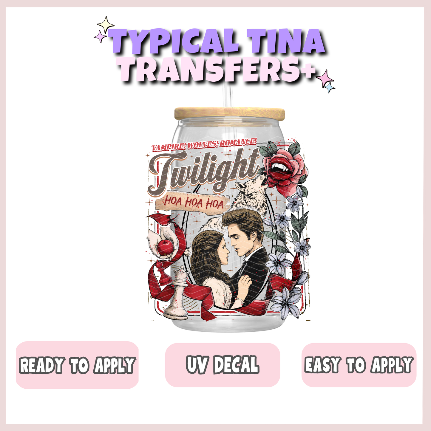 Vampire, wolves and romance | UV decals | POD