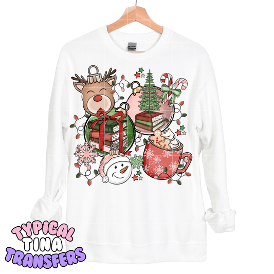 Merry Bookmas | DTF Transfers | POD