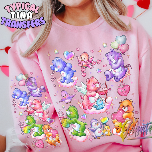 Cupid Caring Bears | DTF Transfers | POD