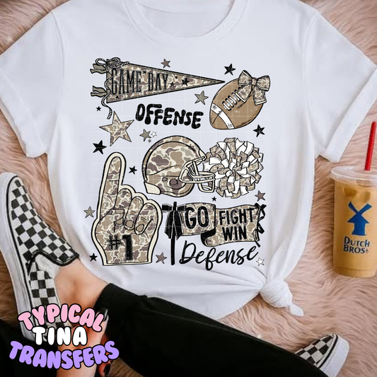 Game Day, go fight win | DTF Transfer | POD