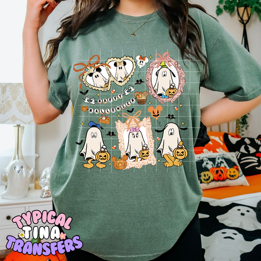 Magical Ghosts Locket & Bracelet  |  DTF Transfer | POD