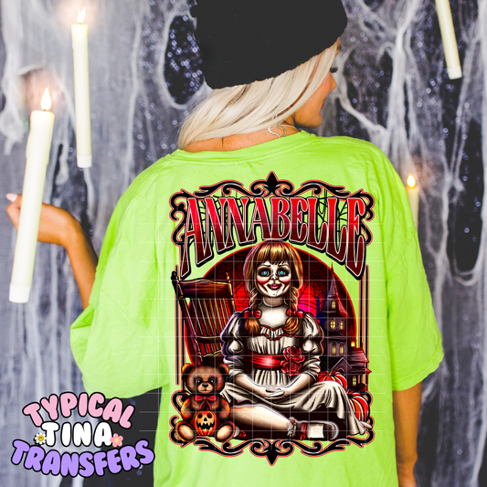 Anna - Creepy Doll | DTF Transfer | POD