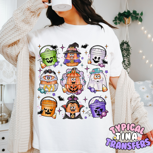 Halloween Nuggies and buckets | DTF Transfer | POD