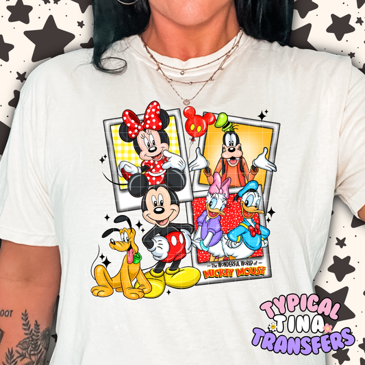 Polaroid Magical Gang | DTF Screen Print | POD