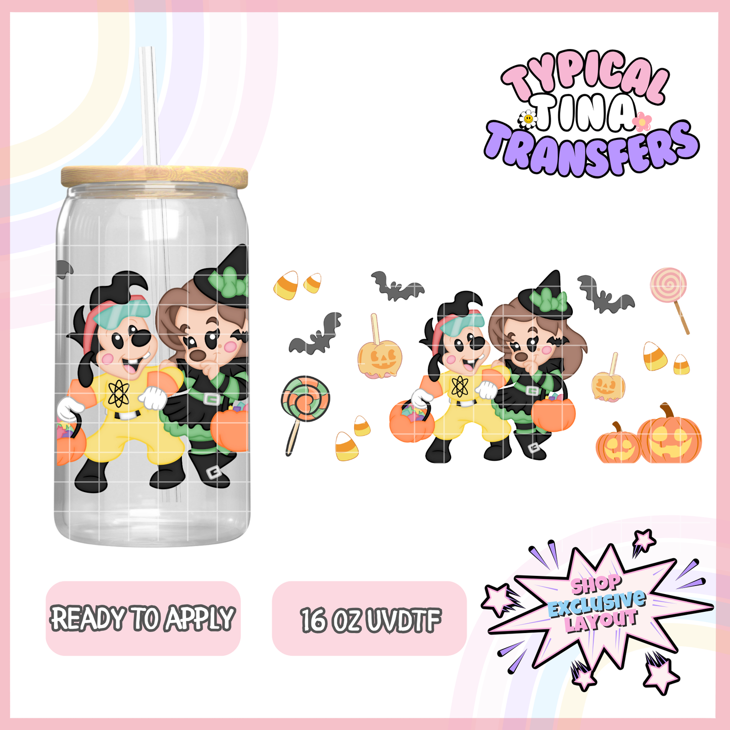 UVDTF #2460 | 16oz UVDTF Wrap | POD