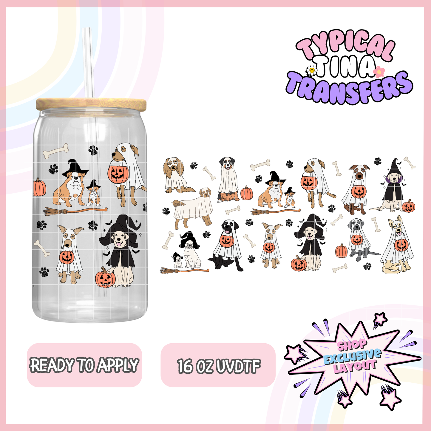 UVDTF #2490 | 16oz UVDTF Wrap | POD \
