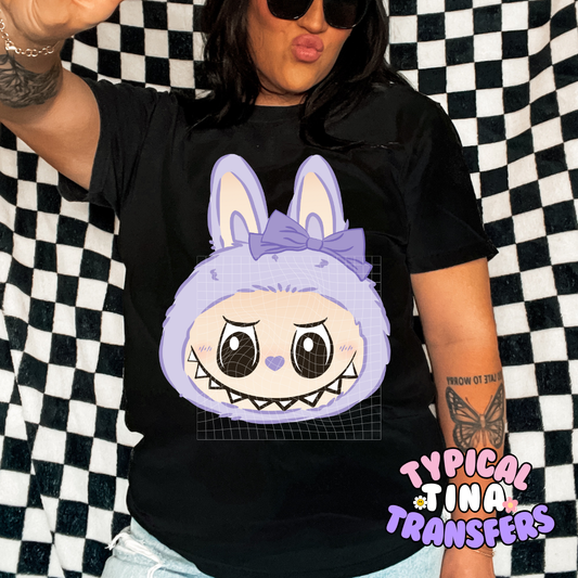 Little Monster Heads small bow (no outline) | DTF Screen Print | POD - choose design