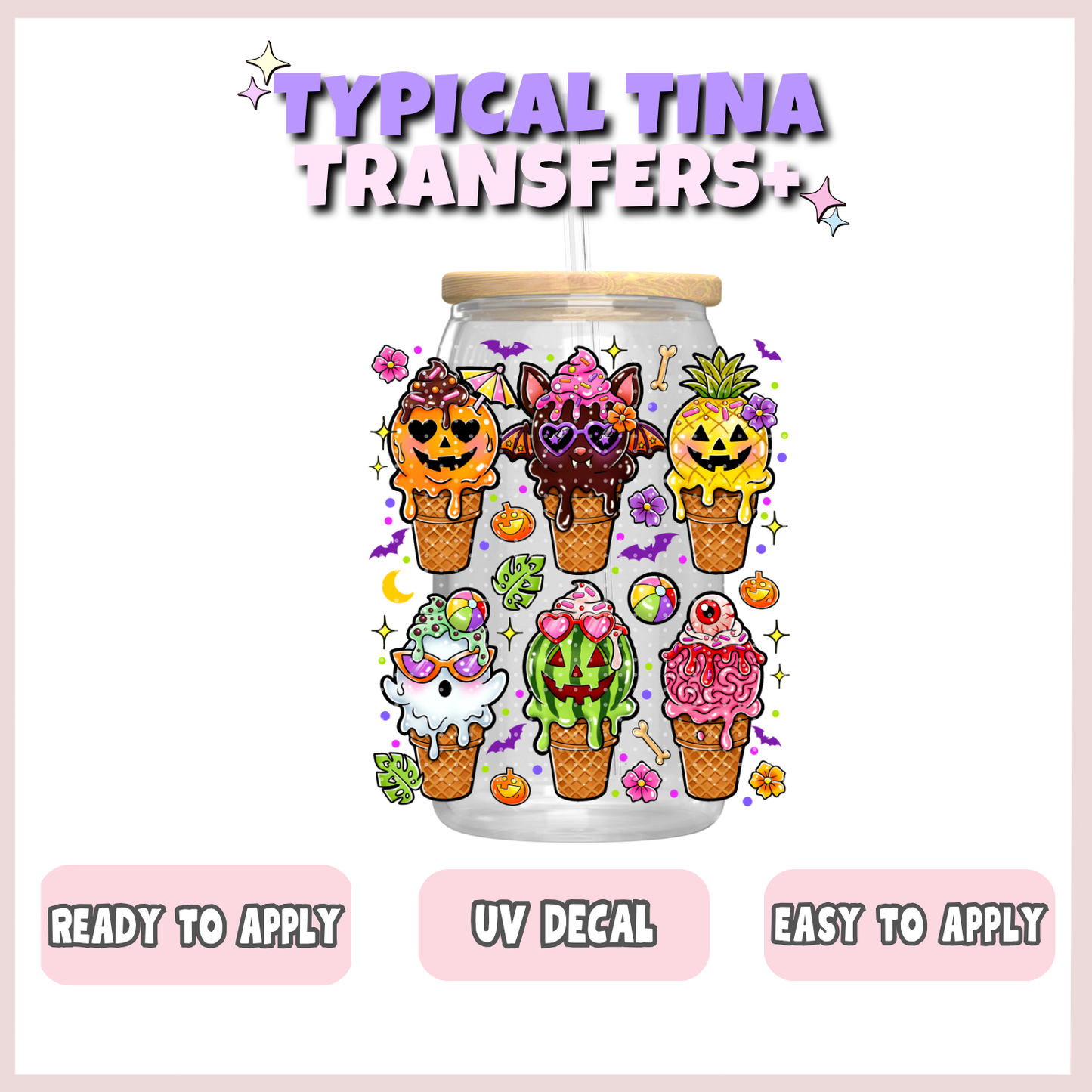 Halloween popsicles | UV decals | POD