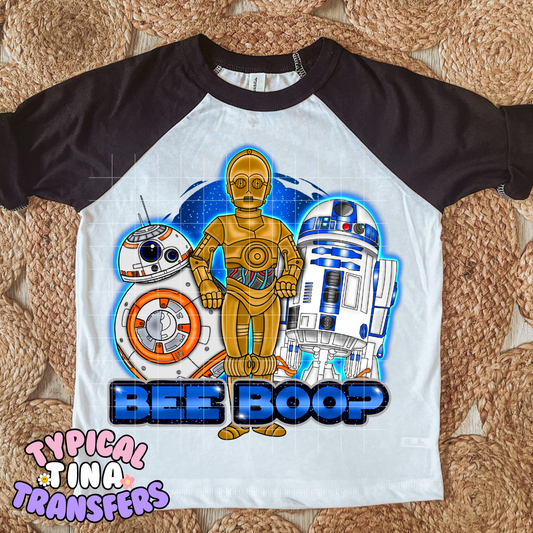 Droid Bee Boop | DTF Transfer | POD