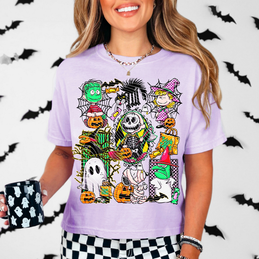 CB Halloween dress up coloful | DTF Transfer | POD