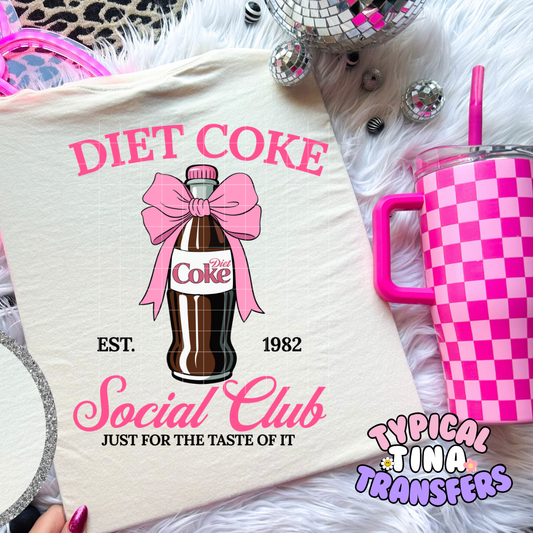 Diet C Social Club | DTF Screen Print | POD