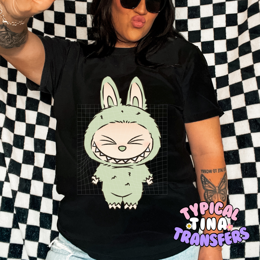 Little Monster squinting | DTF Screen Print | POD - choose design