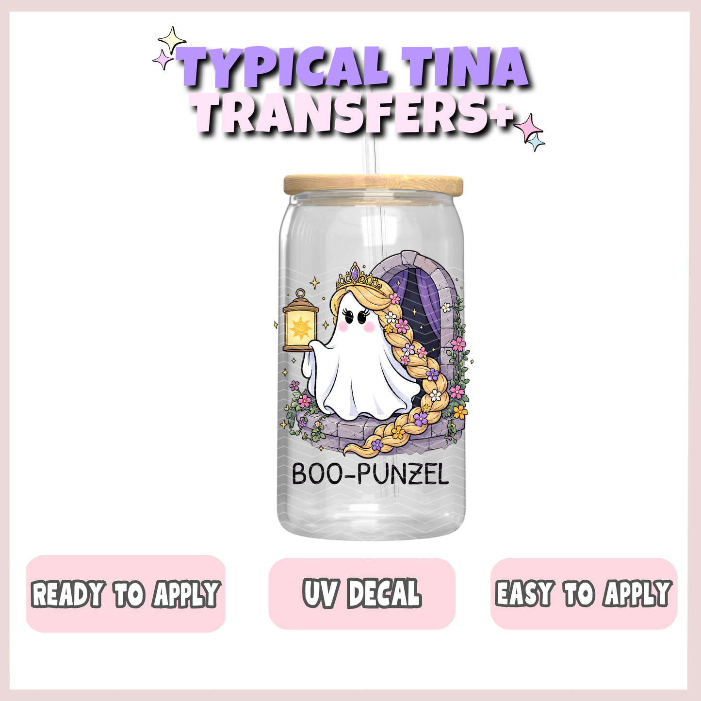 Spooky Ghost princesses | UV decals | POD