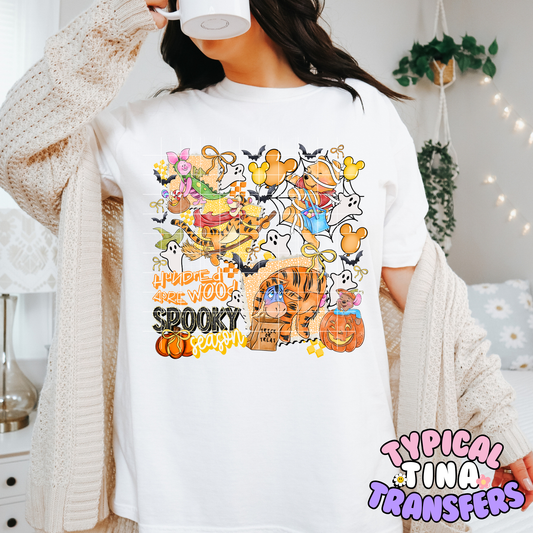 Halloween hundred acre wood | DTF Transfer POD