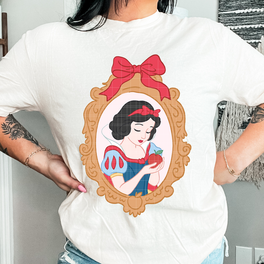 Snow - Dainty Frames | DTF Transfer | 11" Adult