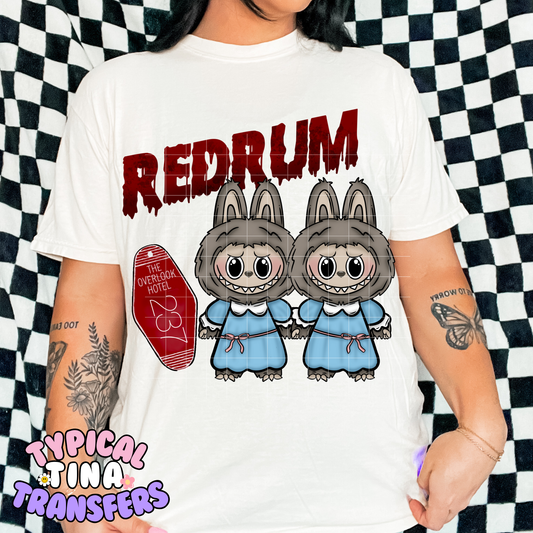 Red-Rum Twins | DTF Transfer | POD