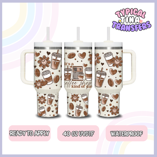 Coffee Day | 40oz UVDTF Wrap | POD