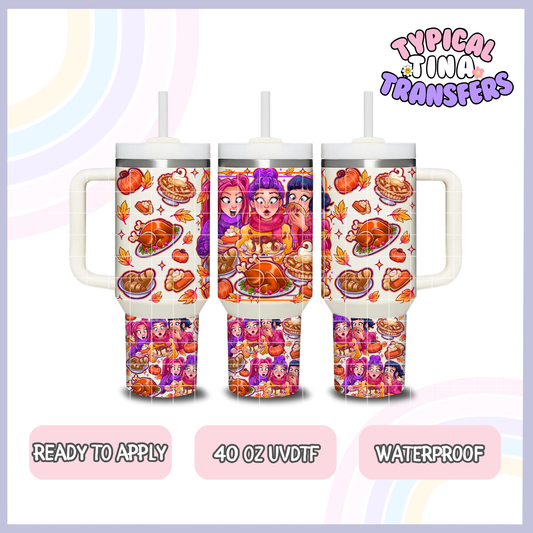 Kpop just here for Carbs | 40oz UVDTF Wrap | POD