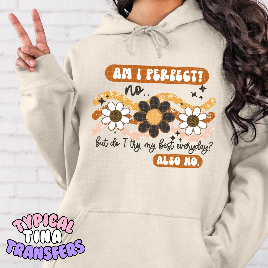 Am I perfect? | DTF Transfers | POD