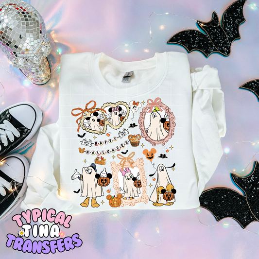 Magical Ghosts Locket Option #2 |  DTF Transfer | POD