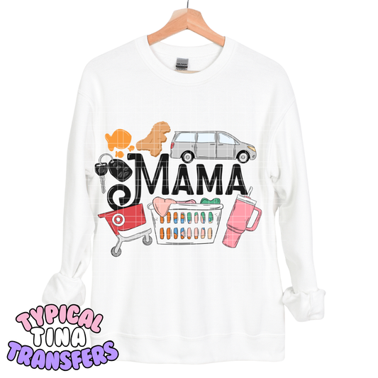 Mama with elements | DTF Transfers | POD