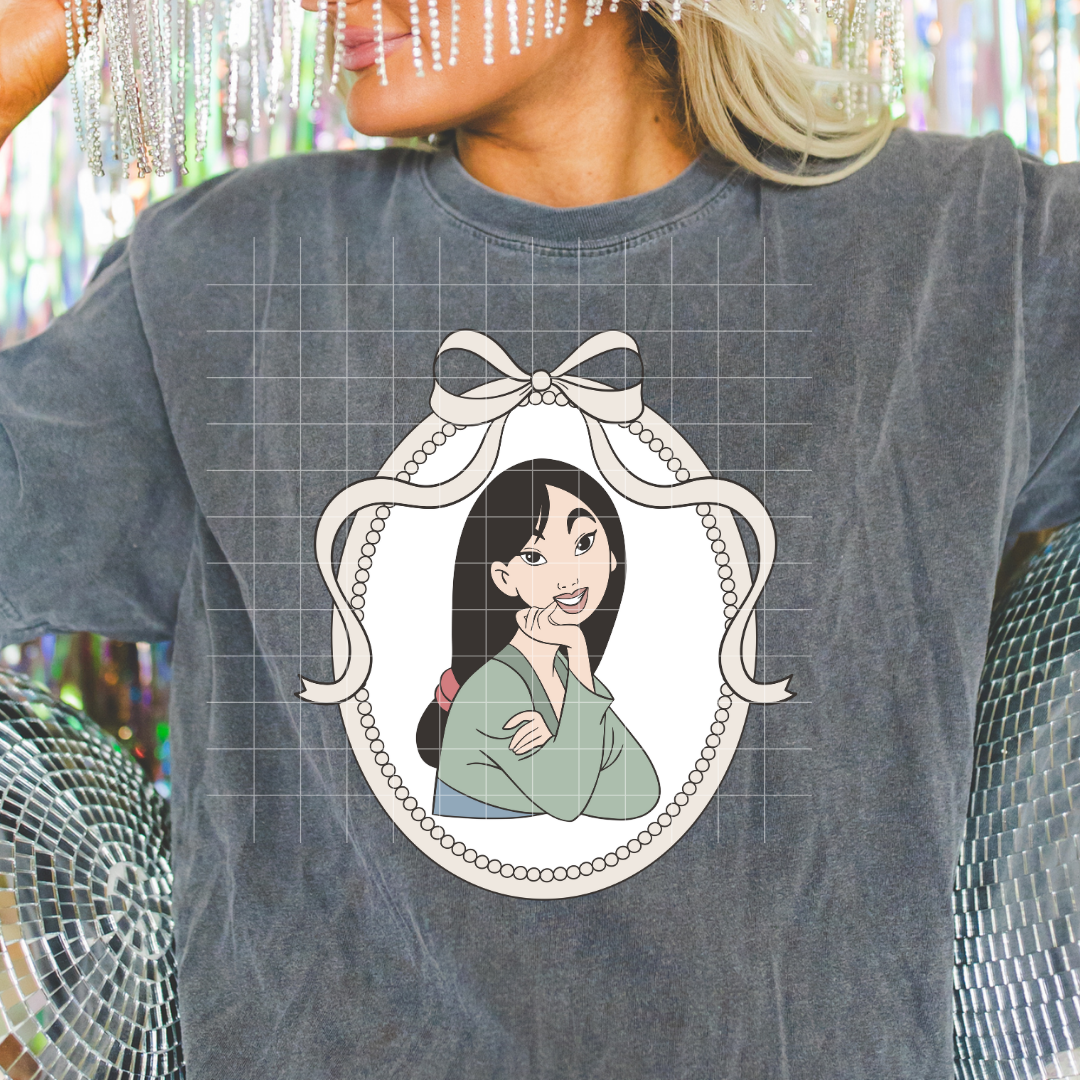 Princess Light Beige Frames | DTF Transfer | POD - choose design