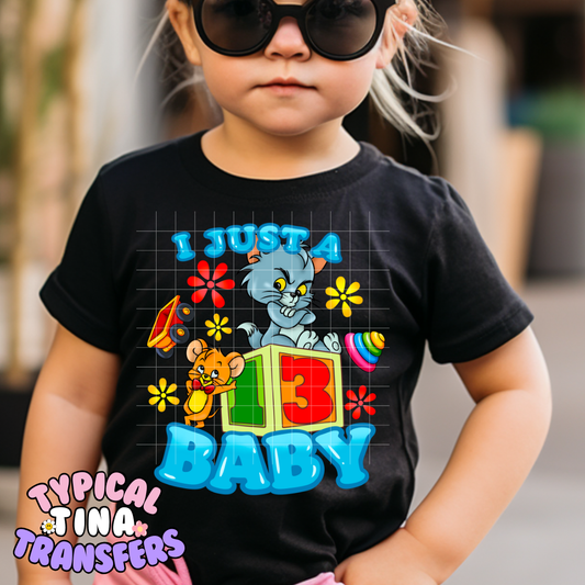 Just a Baby | DTF Screen Print | POD