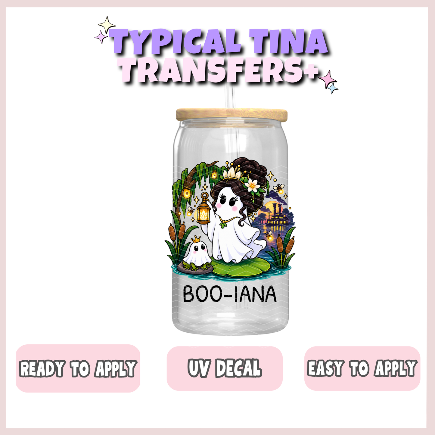 Spooky Ghost princesses | UV decals | POD