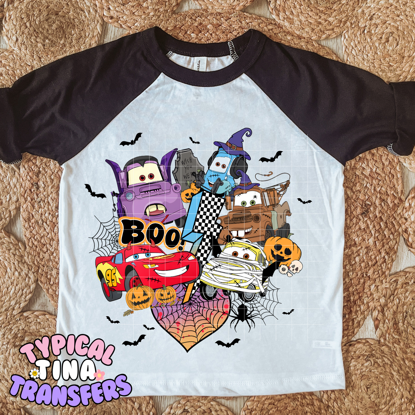 Spooky Cars group Boo | DTF Transfer | POD