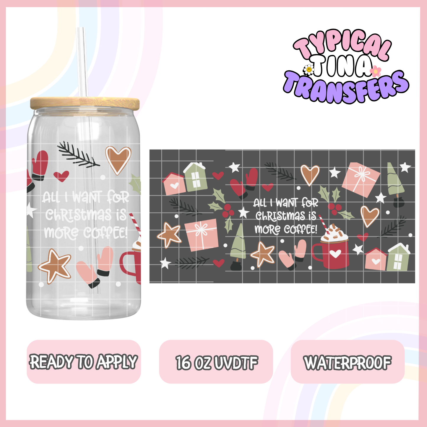 UVDTF #2609 | 16oz UVDTF Wrap | POD