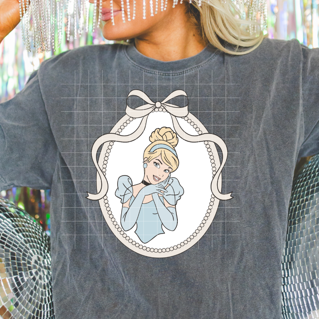 Princess Light Beige Frames | DTF Transfer | POD - choose design