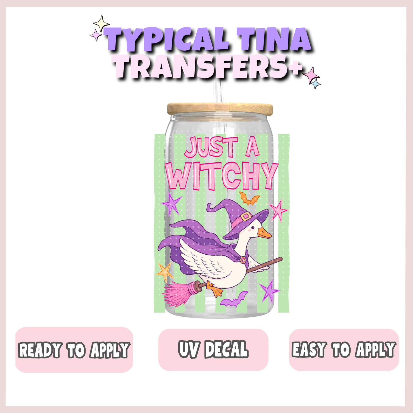 Just a witchy ghost | UV decals | POD