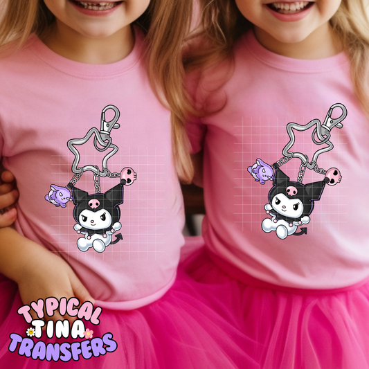 Keychain K | DTF Screen Print | POD