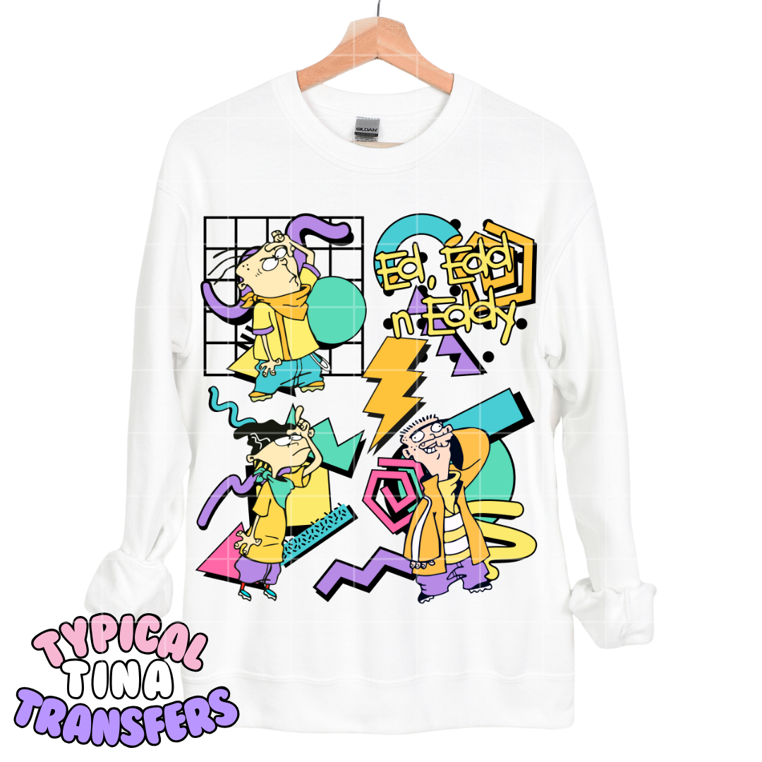 Retro - Ed x3 | DTF Transfers | POD