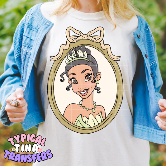 Princess Vintage Frames | DTF Screen Print | POD